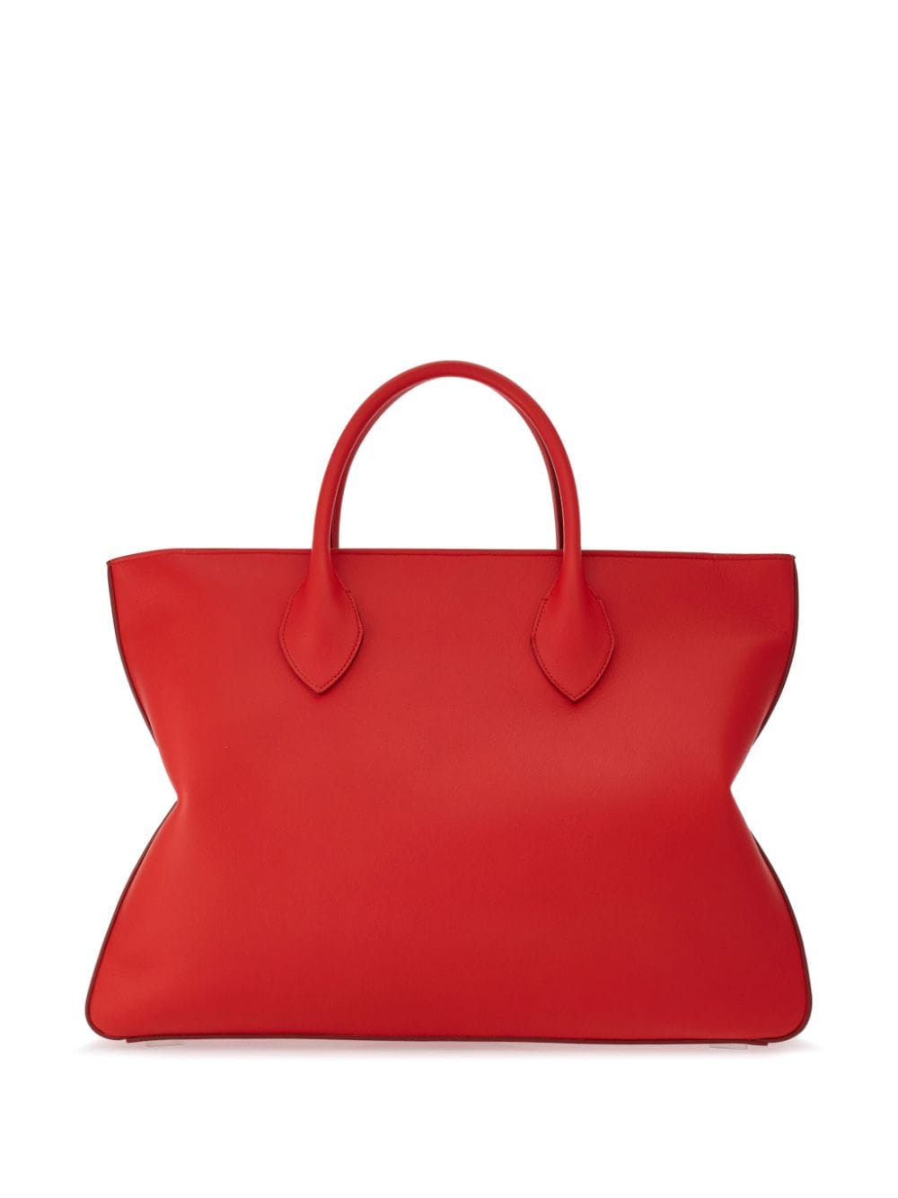 Ferragamo logo-stamp leather tote bag