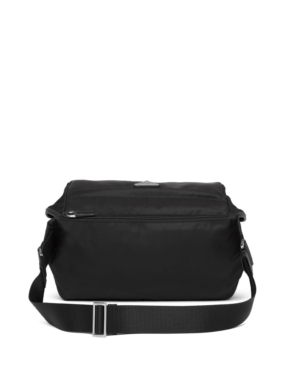 Pra*a logo plaque shoulder bag