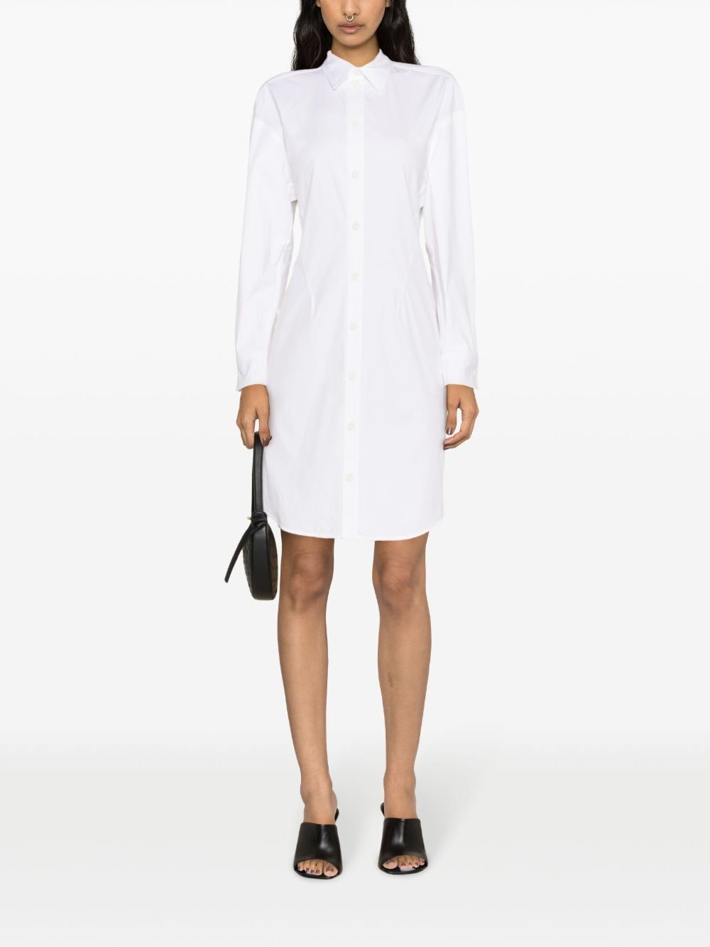 Bo*te*ga ve*ne*ta   long-sleeve poplin shirtdress