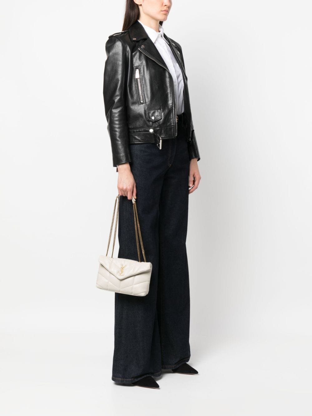 Saint Laurent Puffer Toy quilted mini bag