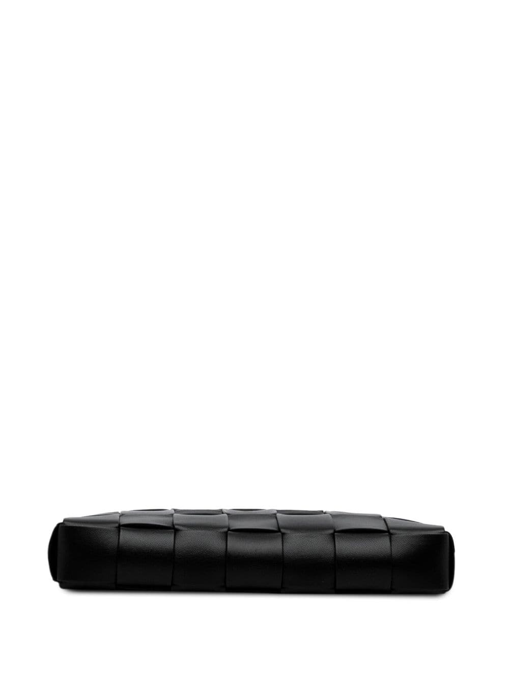 Bo*te*ga ve*ne*ta  intrecciato snap clutch bag