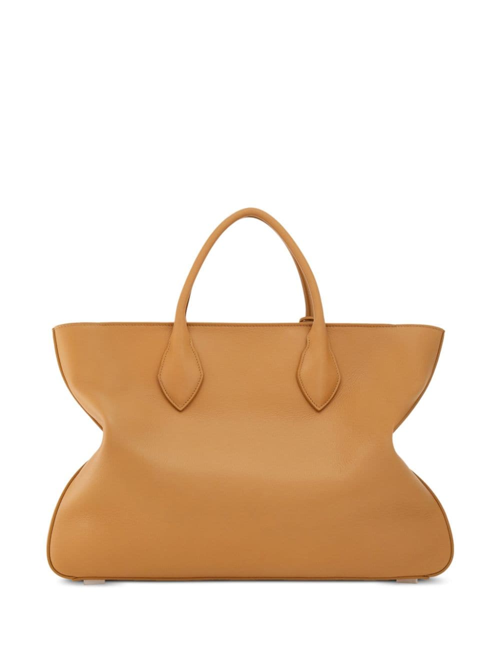 Ferragamo logo-print leather tote bag