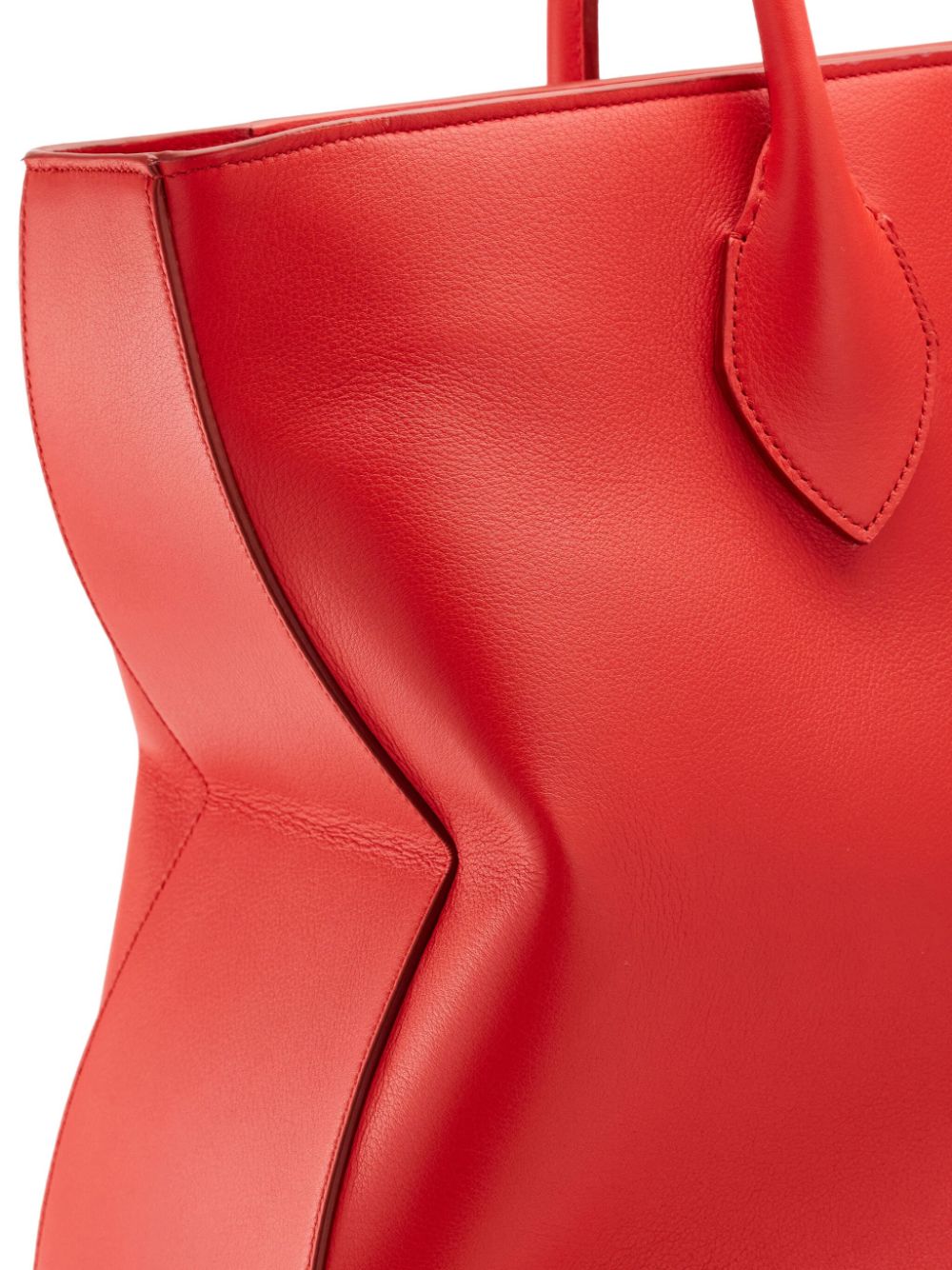 Ferragamo logo-stamp leather tote bag