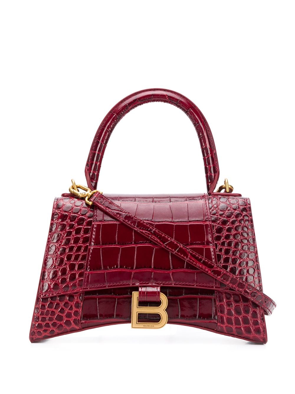 Ba*len*cia*ga hourglass b logo bag