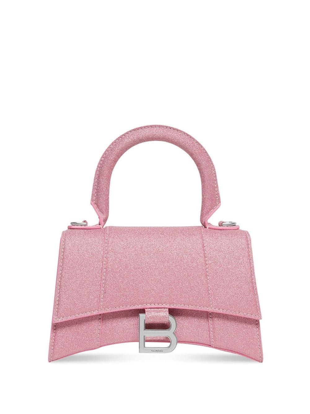 Ba*len*cia*ga hourglass glittered tote bag