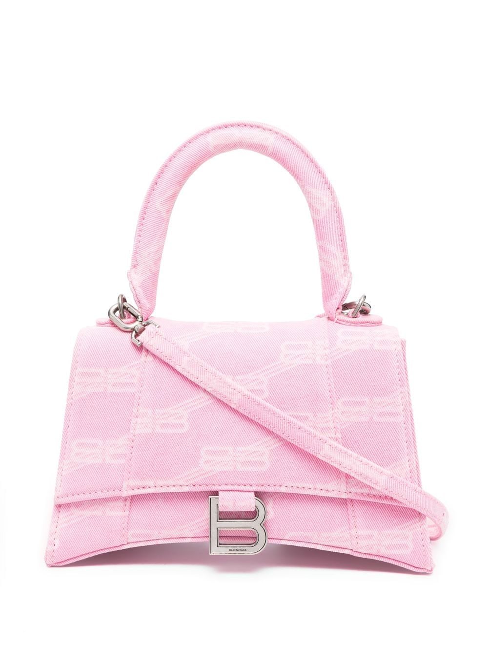 Ba*len*cia*ga s hourglass top-handle bag