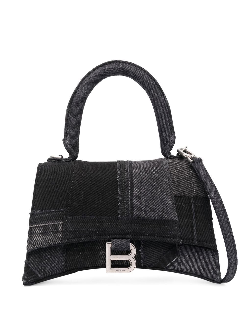 Ba*len*cia*ga s hourglass patchwork tote bag