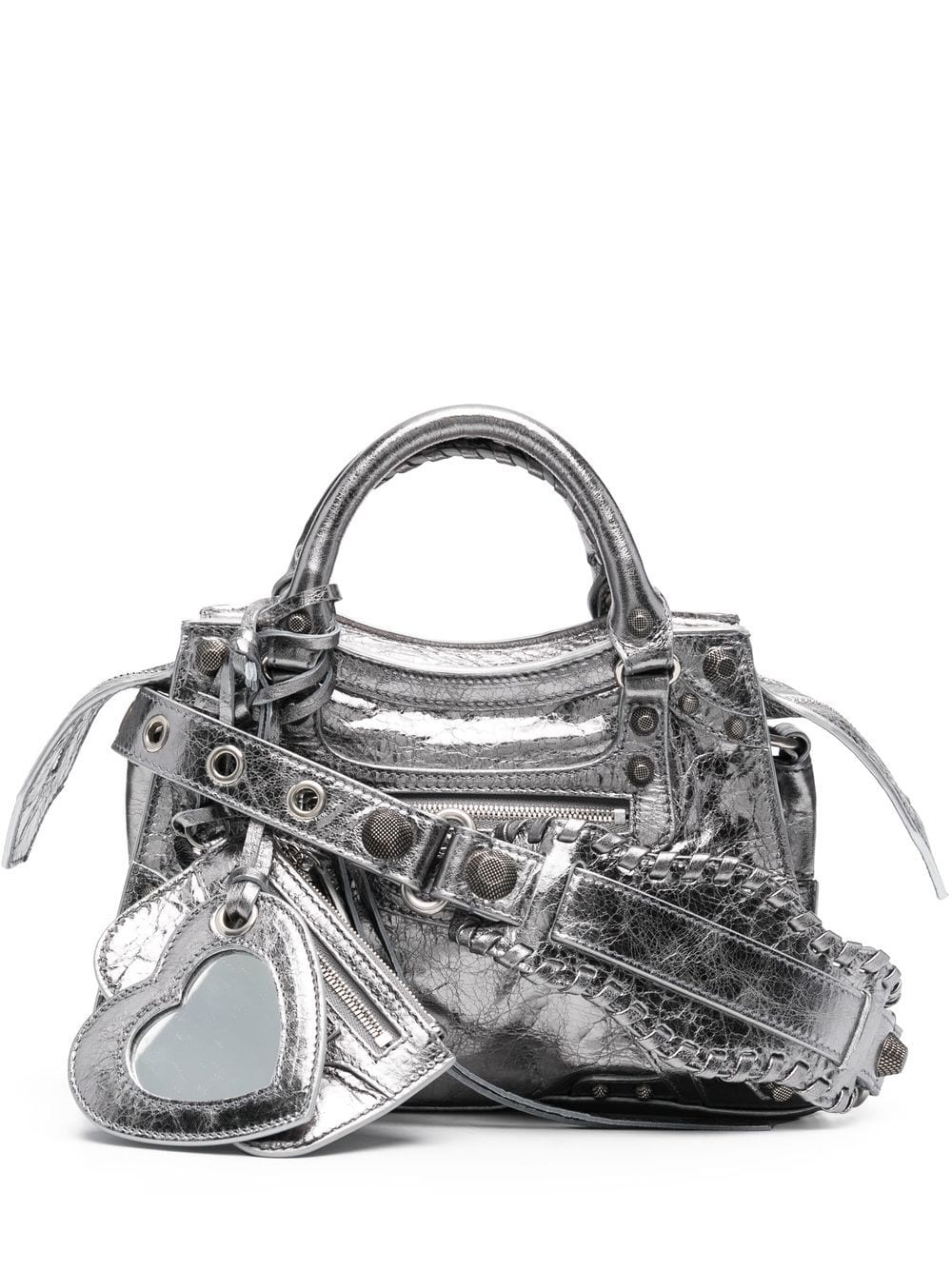 Ba*len*cia*ga xs neo cagole metallic tote bag
